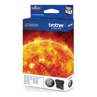 BROTHER Tintenpatrone LC-980BK schwarz