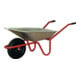 Brouette de jardin 85 acier tube D. 30 mm paroi 1,5 mm contenance 85 l roue pneumatique 400/100-1