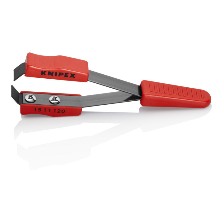 Brucelle à décaper le vernis L. totale 120 mm valeurs de dénudage 0,6 mm² KNIPEX