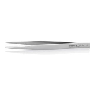 Brucelles de précision, bouts carrés émoussés Knipex