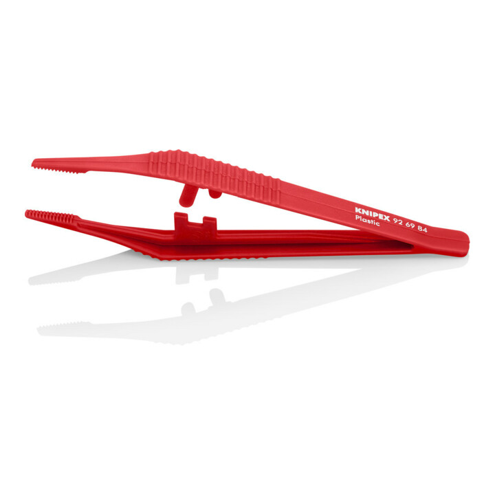 Brucelles en plastique, bouts carrés émoussés, forme pointue Knipex