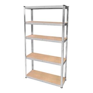 Brüder Mannesmann Schwerlastregal 2er Set 1750 kg Tragkraft 10 MDF-Böden
