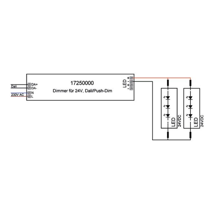 brumberg Alimentation LED 24 V DALI2 Push DT6 17250000