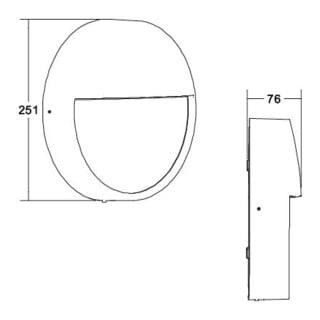 brumberg Applique murale LED 230V 3000/4000/5700K 10137183