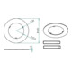 brumberg Bague de réduction 120 mm 81004070 blanc mat aluminium