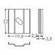brumberg Clips de montage Profil 53020000 aluminium Set 2 pièces