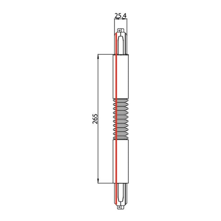 brumberg Connecteur flexible 87131070 blanc