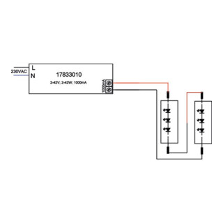 brumberg Convertisseur LED 1000mA 42W 17833010