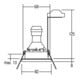 brumberg Einbaudownlight GU10 max. 50W weiß glänzend rund