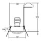 brumberg Einbaustrahler GU10 36143080 schwarz matt rund