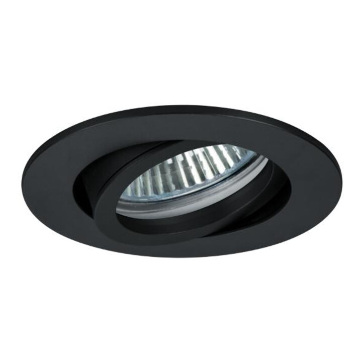 brumberg Einbaustrahler GU10 36143080 schwarz matt rund