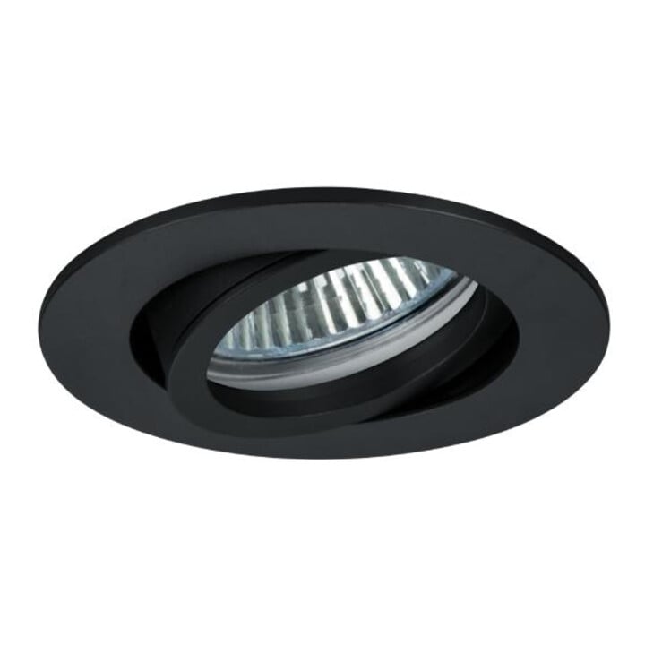 brumberg Einbaustrahler GX5,3 max 50W schwarz matt rund