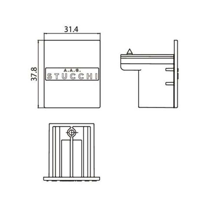 brumberg Embout 87132080 noir plastique