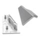 brumberg Embout profilé d’angle 53070260 argent ABS