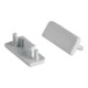 brumberg Endkappen-Set 53038260 silber 18 x 8 x 7mm Kunststoff flach