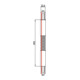 brumberg Flexibler Verbinder 87131080 schwarz