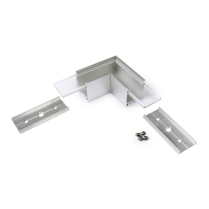 brumberg L-Verbinder 53059070 weiß Aluminium