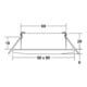 brumberg LED-Einbaudownlight 230 V 2700/3000/4000K 39255153