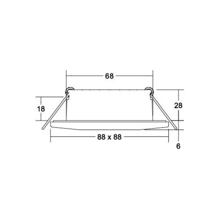 brumberg LED-Einbaudownlight 230 V 2700/3000/4000K 39255153