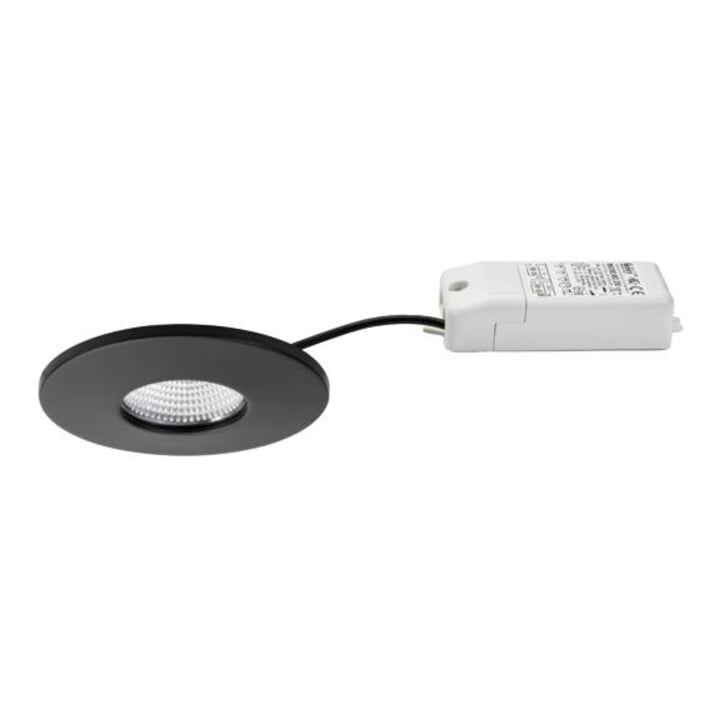 brumberg LED-Einbaudownlight 230V 2700/3000/4000K 4,5W schwarz matt