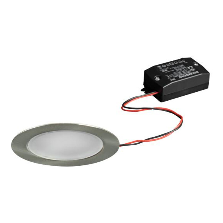 brumberg LED-Einbaustrahler 230V 3000K nickel