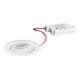 brumberg LED-Einbaustrahler 230V 7W dimmbar rund strukturweiß
