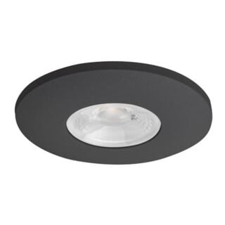 brumberg LED Spot encastré 350mA 4W rond noir structuré