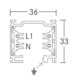 Brumberg Leuchten 3-Phasen-Stromschiene 2000mm ws 88102070