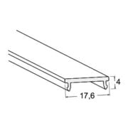 Brumberg Leuchten Abdeckung transparent 1000x17,6x4mm 53489001-4
