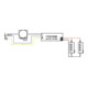 Brumberg Leuchten Alimentation LED 12-75W 24V IP20 dimmable par coupure de phase 17231000