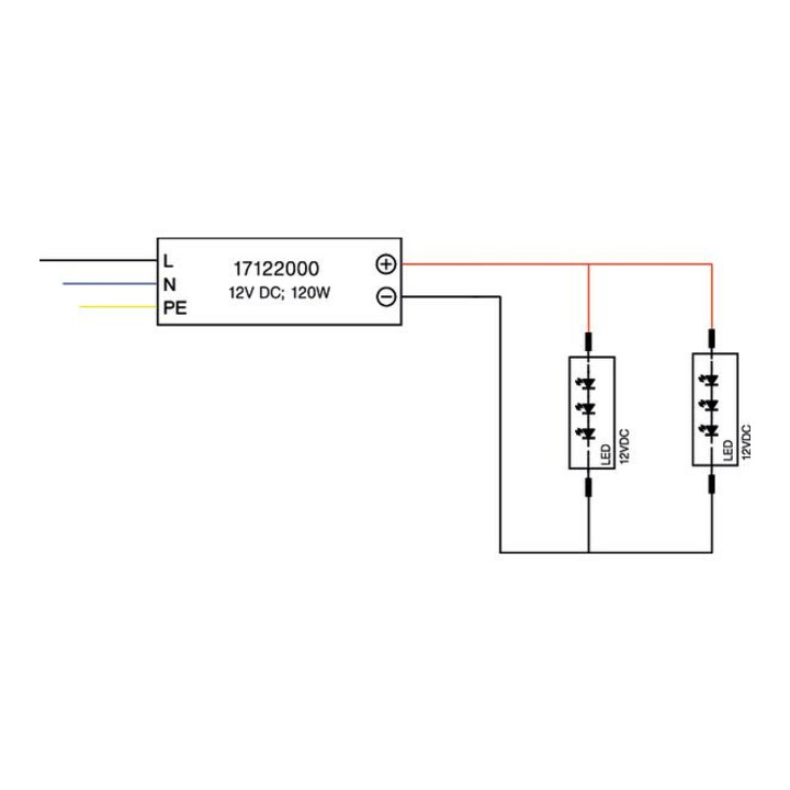 Brumberg Leuchten Alimentation LED IP65 12V 120W max. 10A 17122000