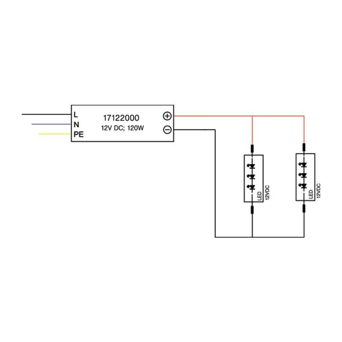 Brumberg Leuchten Alimentation LED IP65 12V 120W max. 10A 17122000