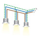 Brumberg Leuchten Applique LED 1W/230V LED blanc chaud 0R3929WW