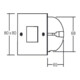 Brumberg Leuchten Applique LED EB eds 1xPower-LED 1W blanc chaud 0P3930WW