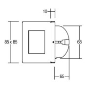 Brumberg Leuchten Applique LED encastrée murale 230V eds LF:ww 10140203-5
