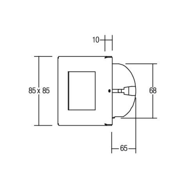 Brumberg Leuchten Applique LED encastrée murale 230V eds LF:ww 10140203