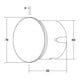 Brumberg Leuchten Applique LED encastrée pour boîtes d'appareils 10158073