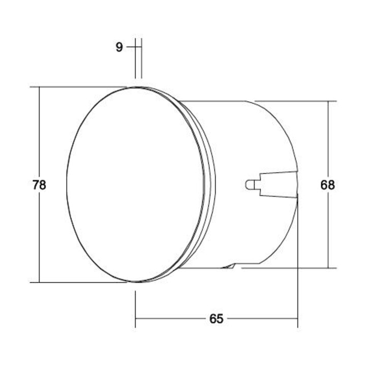 Brumberg Leuchten Applique LED encastrée pour boîtes d'appareils 10158073
