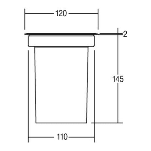 Brumberg Leuchten Bodeneinbauleuchte GU10 7/9/11W eds 00310500