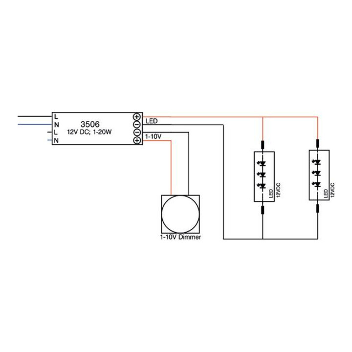 Brumberg Leuchten Convertisseur LED 20W 12VDC 00003506