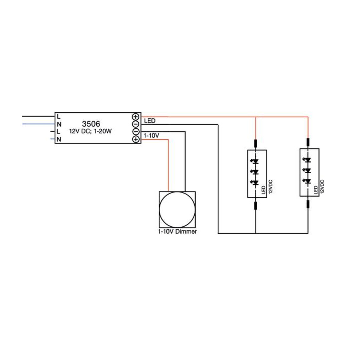 Brumberg Leuchten Convertisseur LED 20W 12VDC 00003506