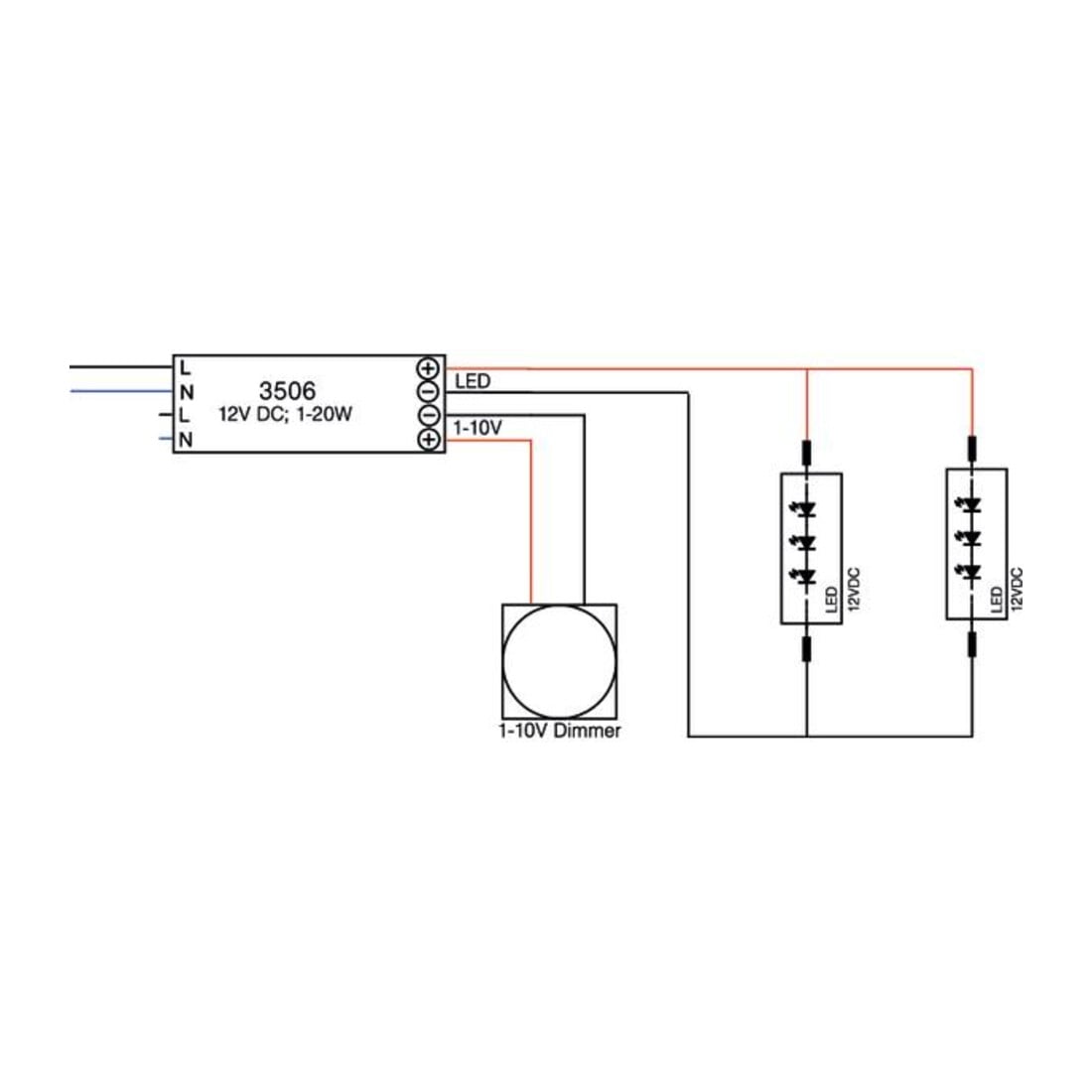 Brumberg Leuchten Convertisseur LED 20W 12VDC 00003506