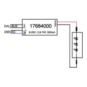 Brumberg Leuchten Convertisseur LED 350 mA 2, 8-7 W, DALI 17684000-3