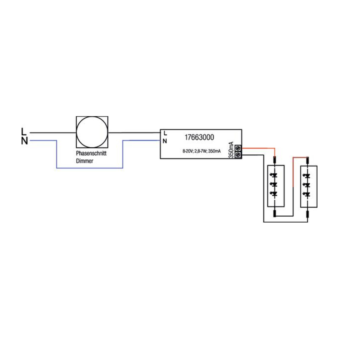 Brumberg Leuchten Convertisseur LED 350mA dimmable 17663020