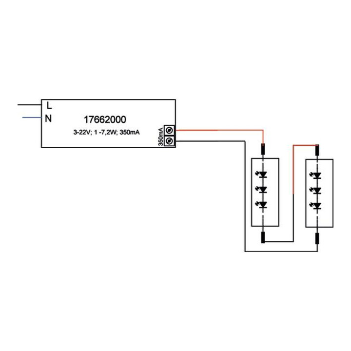 Brumberg Leuchten Convertisseur LED 350mA non dimmable 17662000