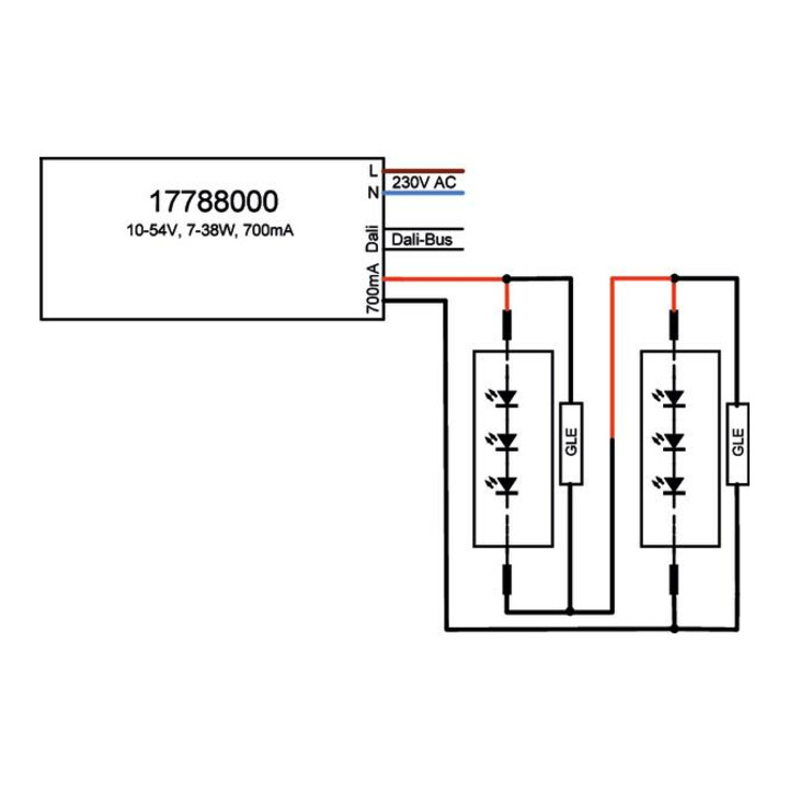 Brumberg Leuchten Convertisseur LED 700mA 38W DALI 17788000