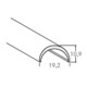 Brumberg Leuchten Couverture KU opale 2000 mm 53431070