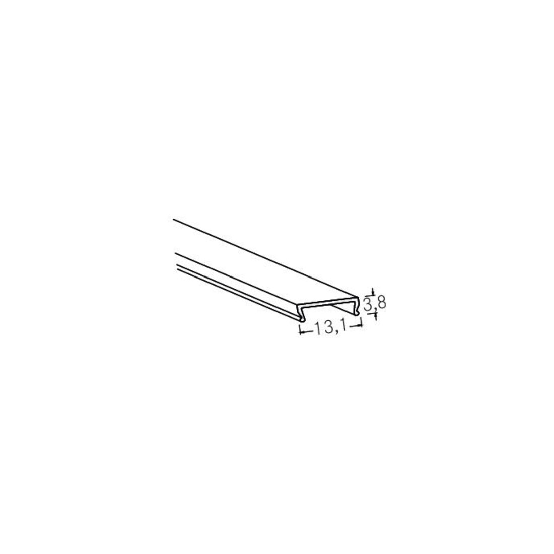 Brumberg Leuchten Couverture KU transparente 2000 mm 53400000