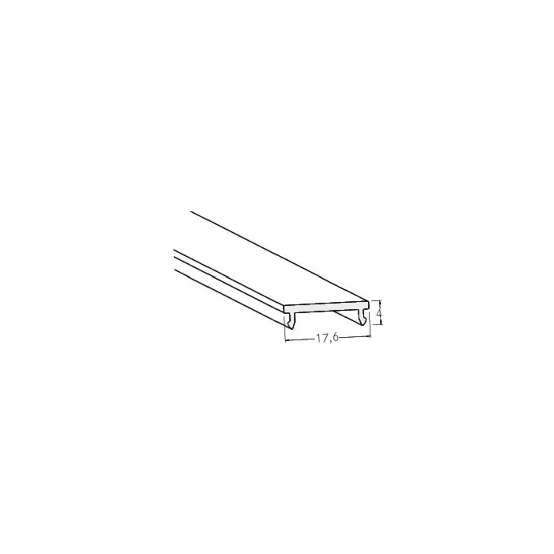 Brumberg Leuchten Couverture KU transparente 2000 mm 53402000