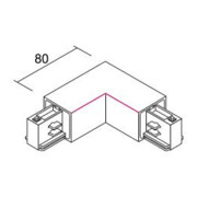 Brumberg Leuchten Eckverbinder ws,Schutzleiter inn. 88126070-4